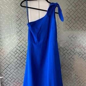 Off the Shoulder Royal Blue Banana Republic